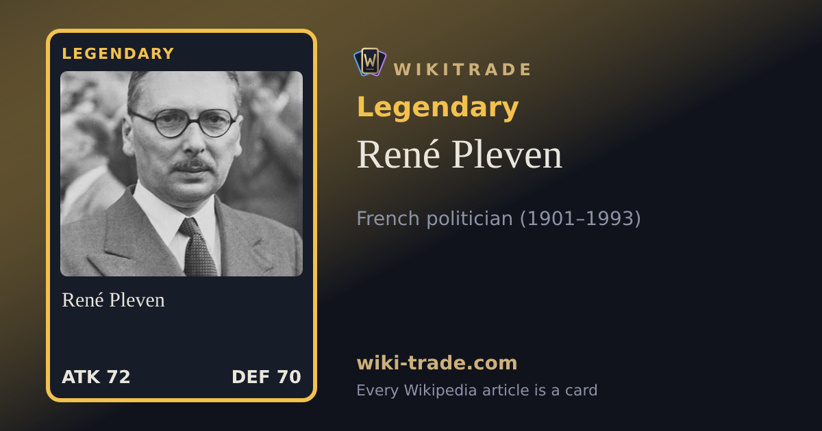 René Pleven — Legendary card