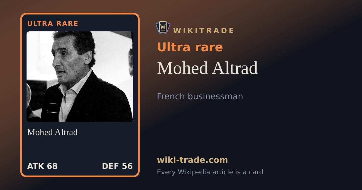 Mohed Altrad — Ultra rare card