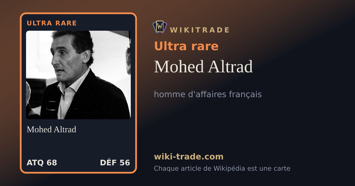 Mohed Altrad — carte Ultra rare