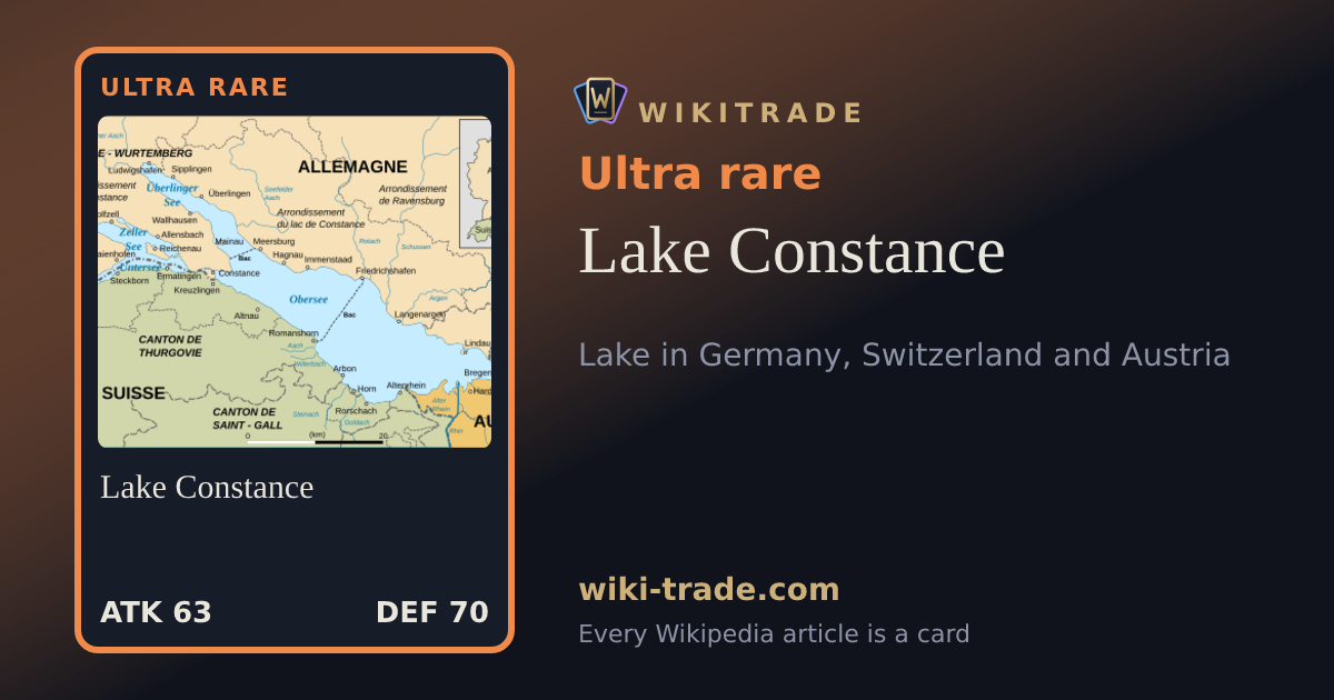 Lake Constance — Ultra rare card