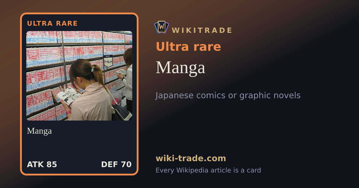 Manga — Ultra rare card