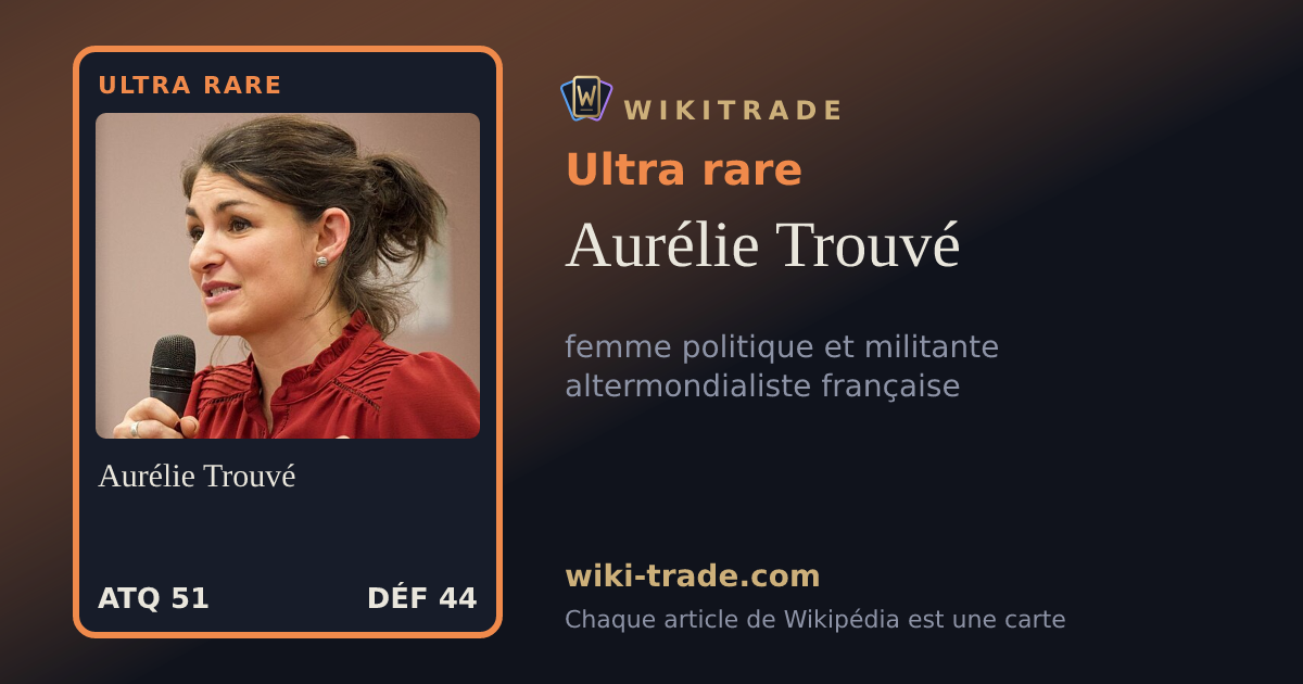 Aurélie Trouvé — carte Ultra rare