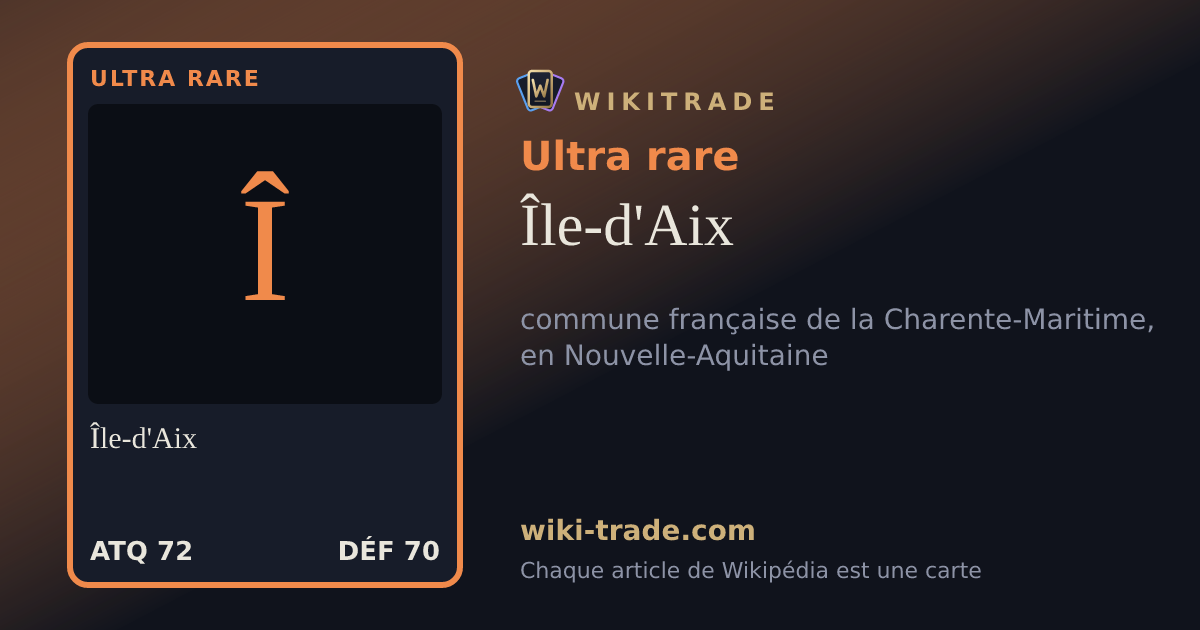 Île-d'Aix — carte Ultra rare