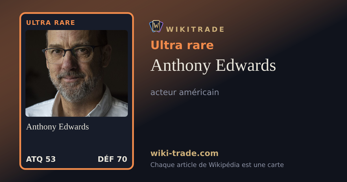 Anthony Edwards — carte Ultra rare