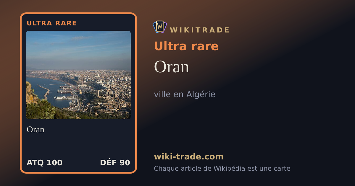 Oran — carte Ultra rare