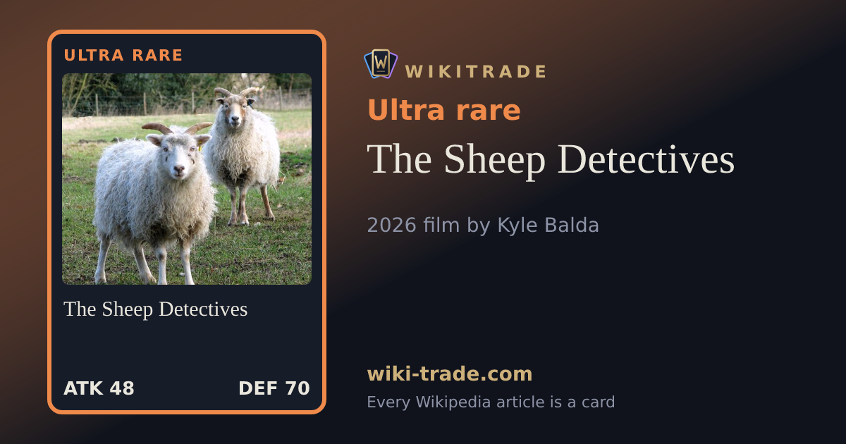 The Sheep Detectives — Ultra rare card