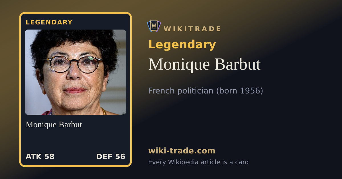 Monique Barbut — Legendary card