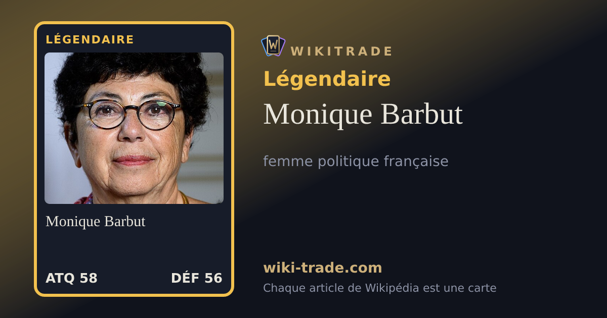 Monique Barbut — carte Légendaire