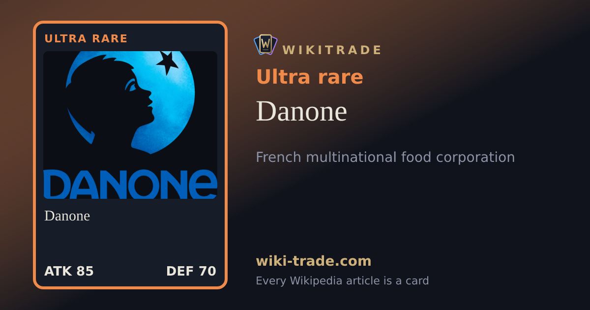 Danone — Ultra rare card