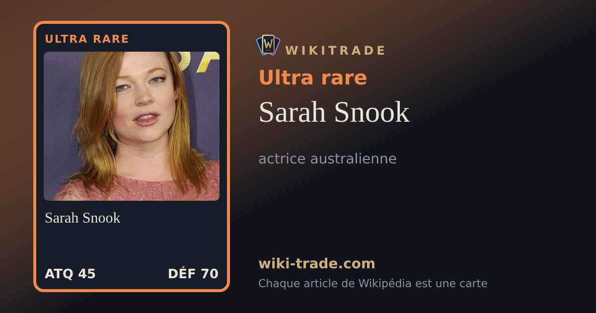 Sarah Snook — carte Ultra rare