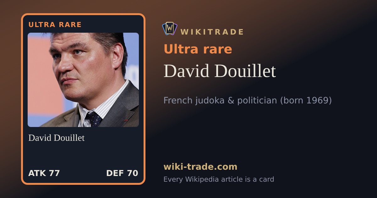 David Douillet — Ultra rare card
