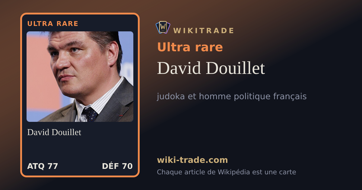 David Douillet — carte Ultra rare