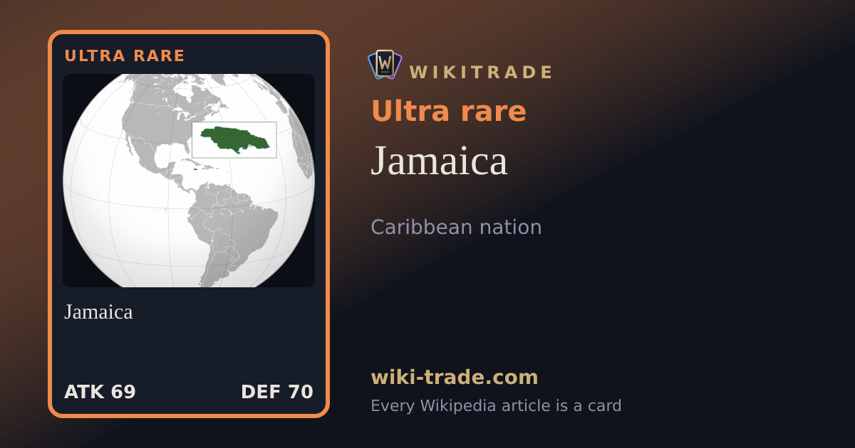 Jamaica — Ultra rare card