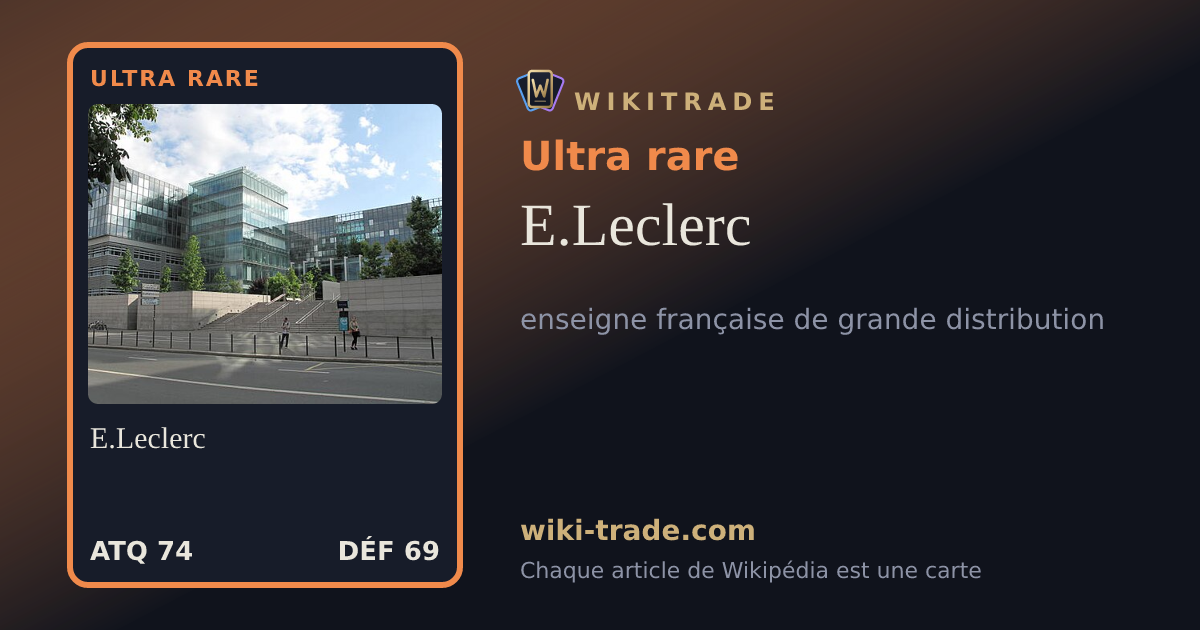 E.Leclerc — carte Ultra rare
