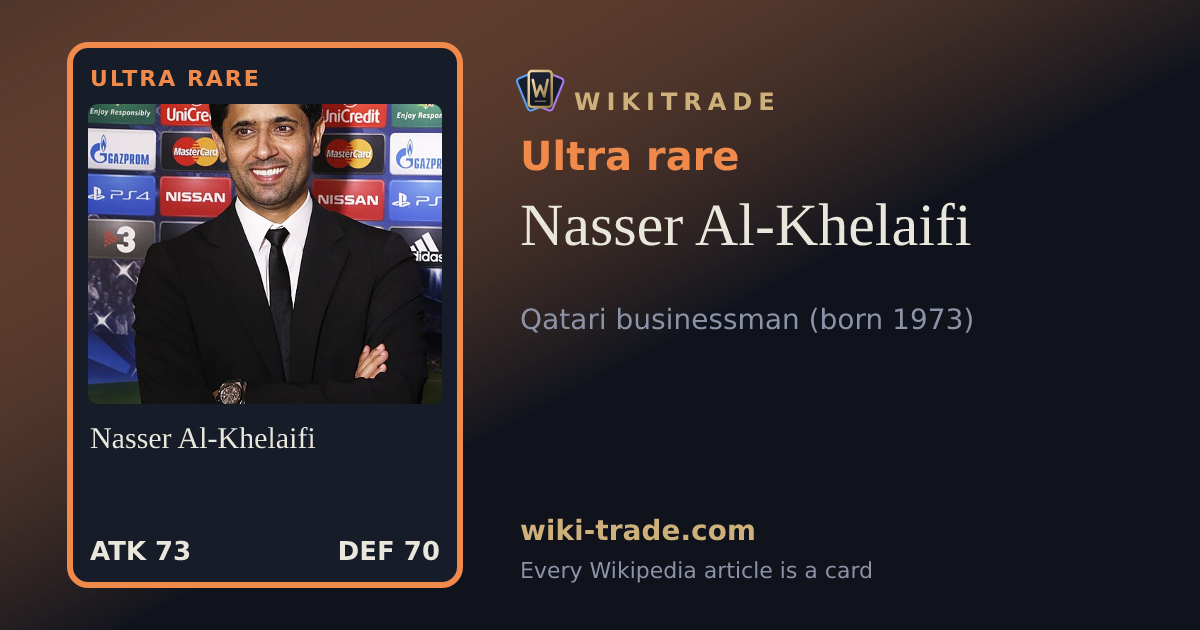 Nasser Al-Khelaifi — Ultra rare card