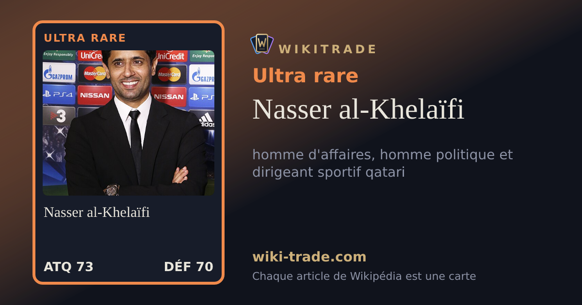 Nasser al-Khelaïfi — carte Ultra rare