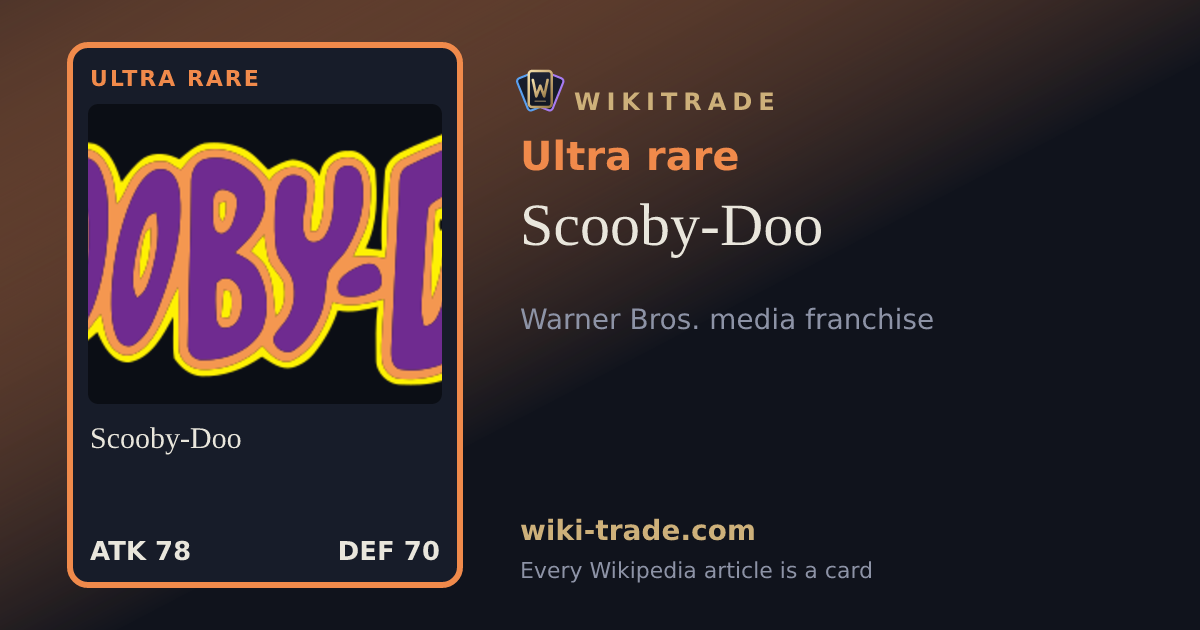 Scooby-Doo — Ultra rare card