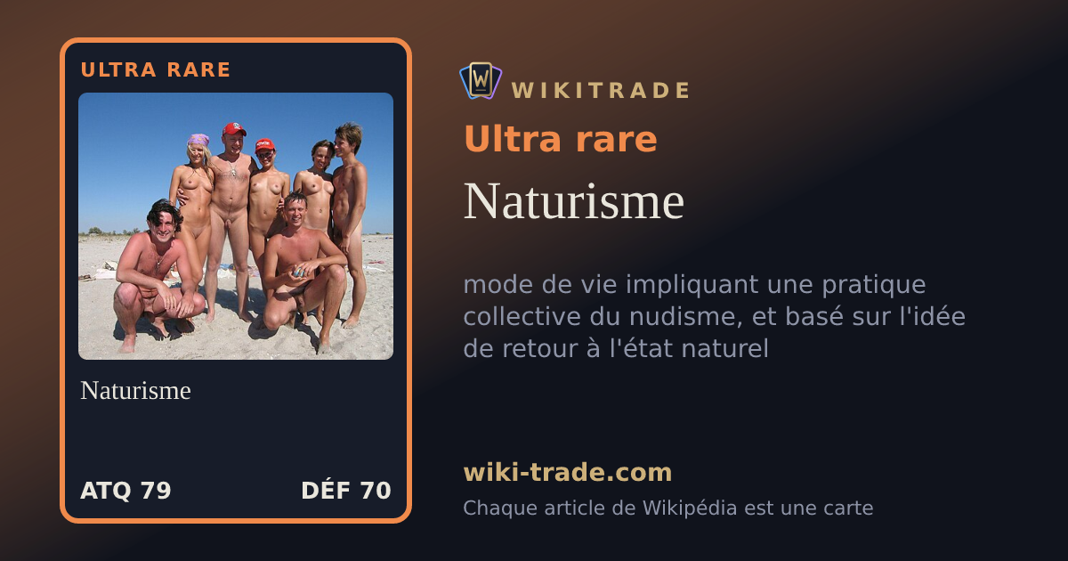 Naturisme — carte Ultra rare
