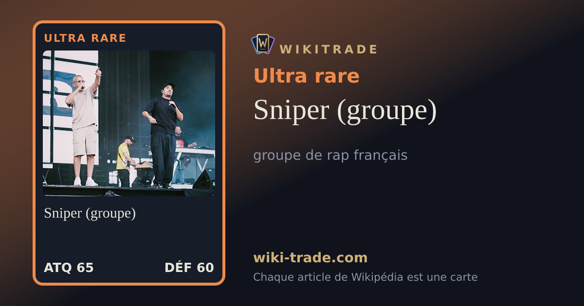 Sniper (groupe) — carte Ultra rare
