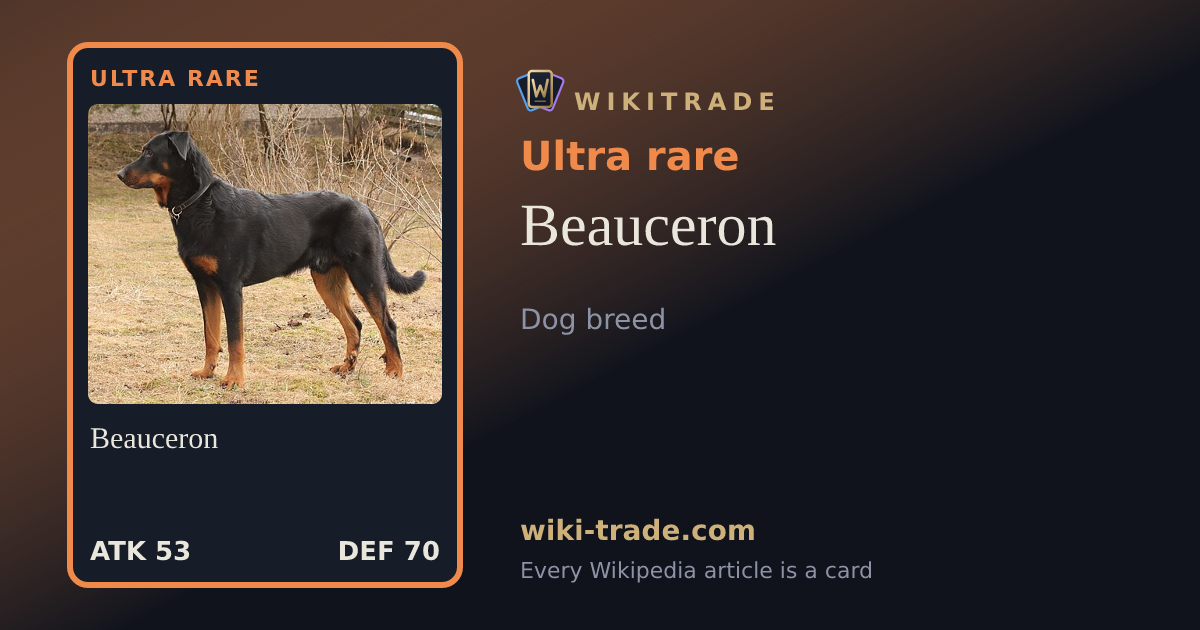 Beauceron — Ultra rare card