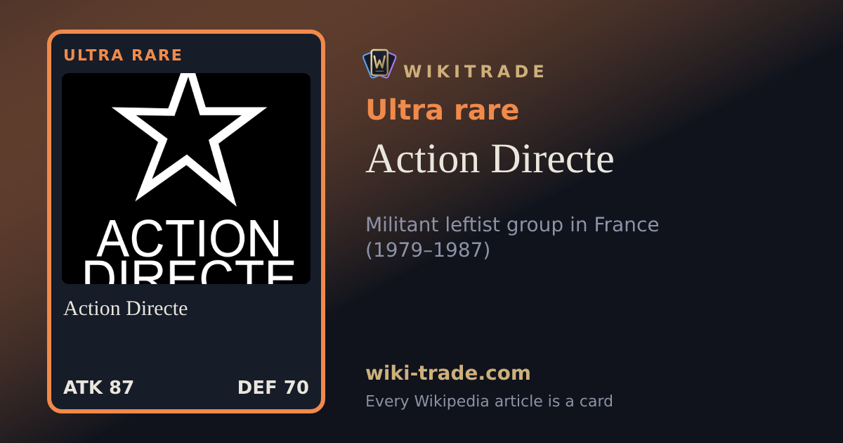 Action Directe — Ultra rare card