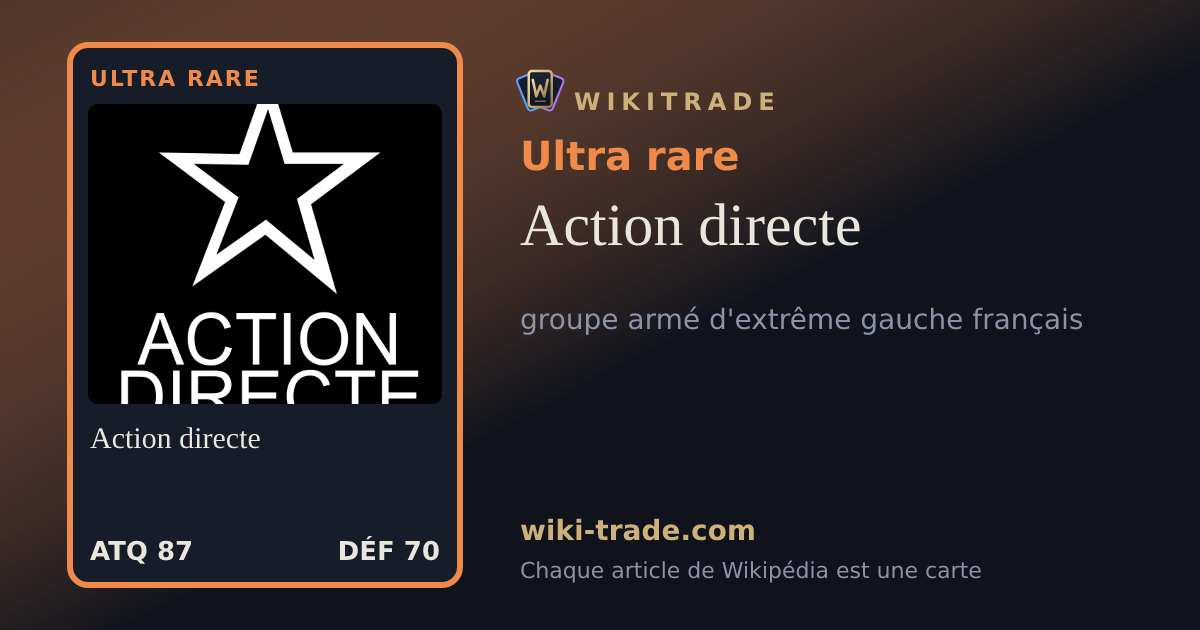 Action directe — carte Ultra rare