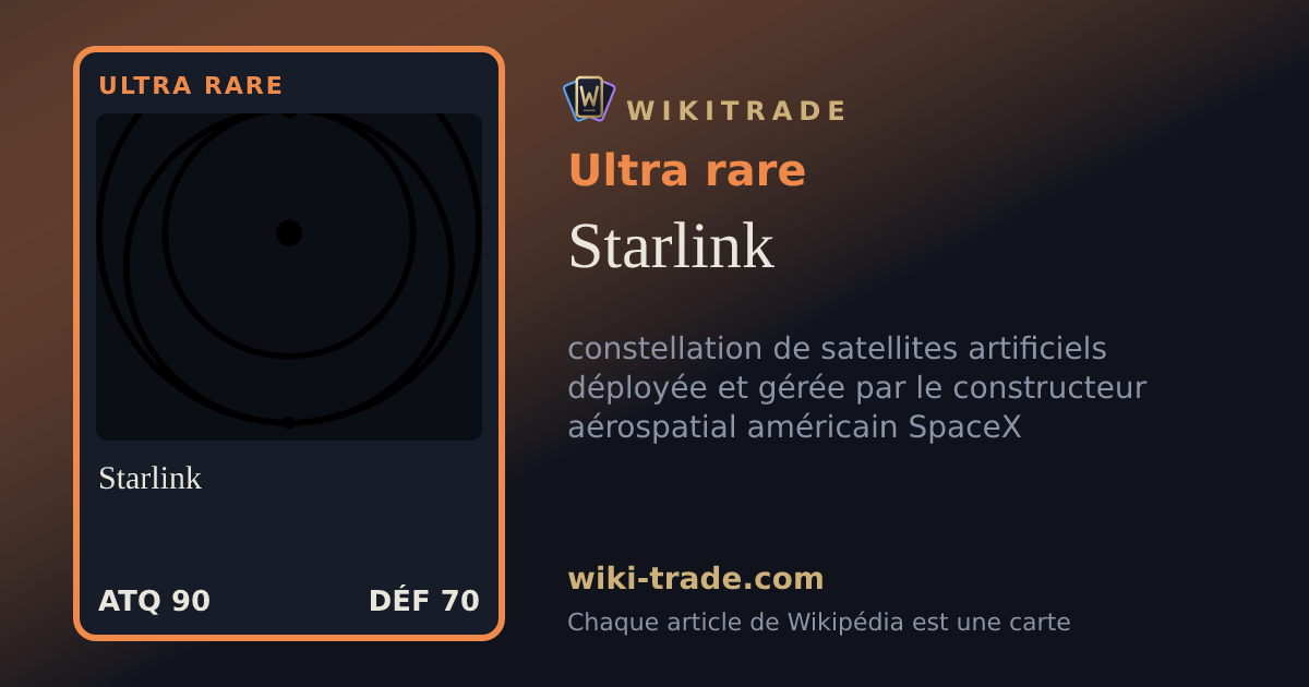 Starlink — carte Ultra rare
