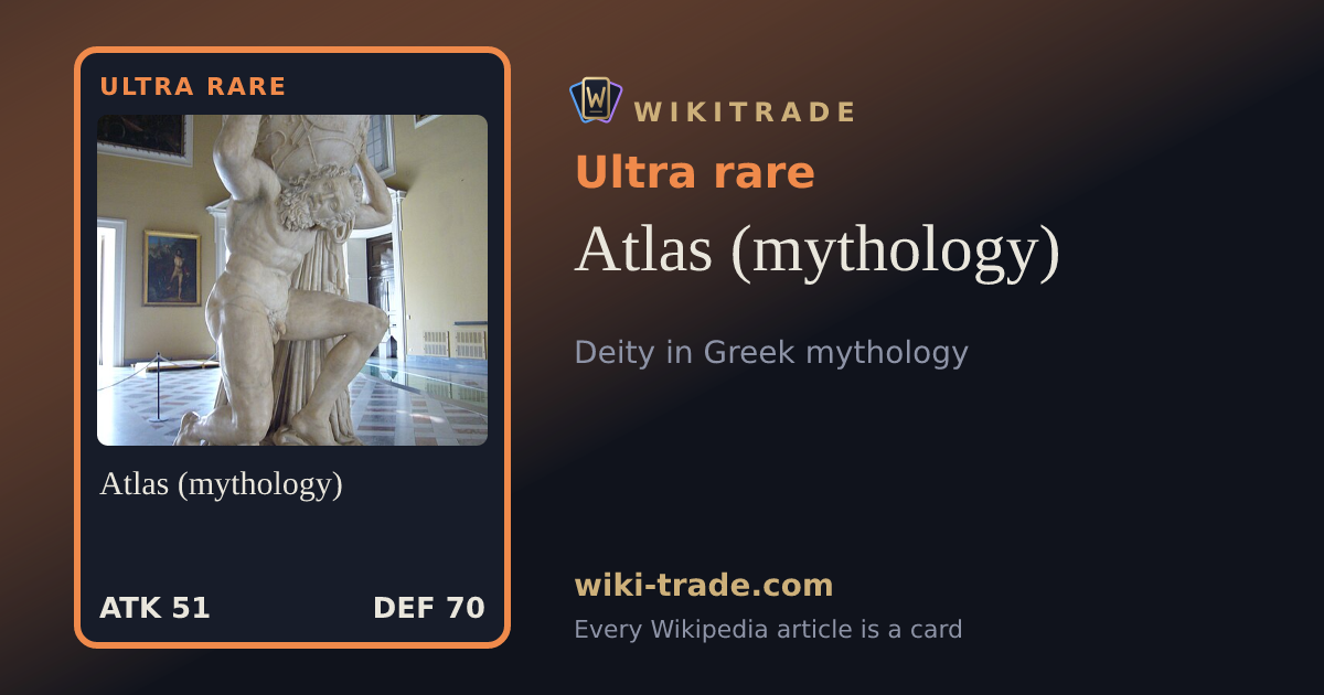 Atlas (mythology) — Ultra rare card