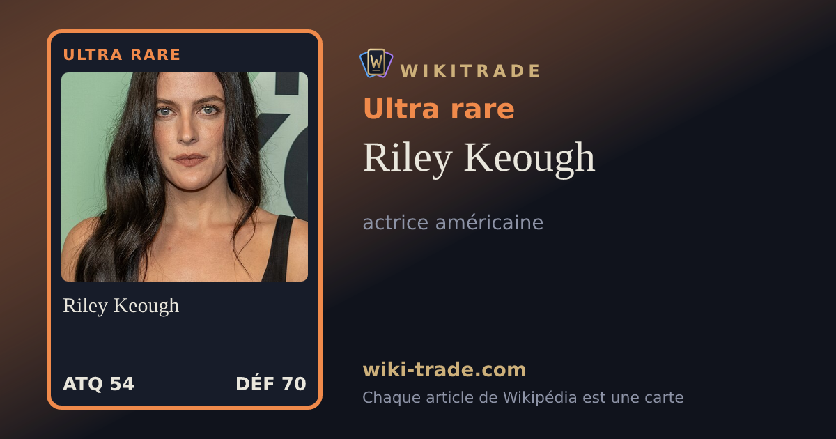 Riley Keough — carte Ultra rare