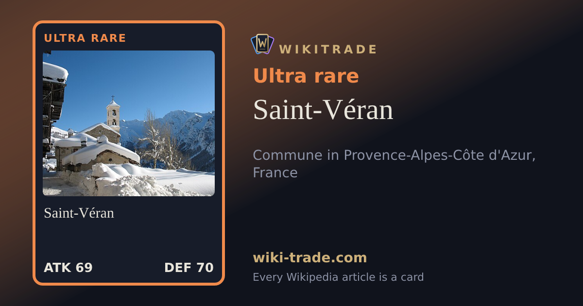 Saint-Véran — Ultra rare card