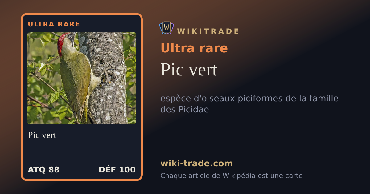 Pic vert — carte Ultra rare