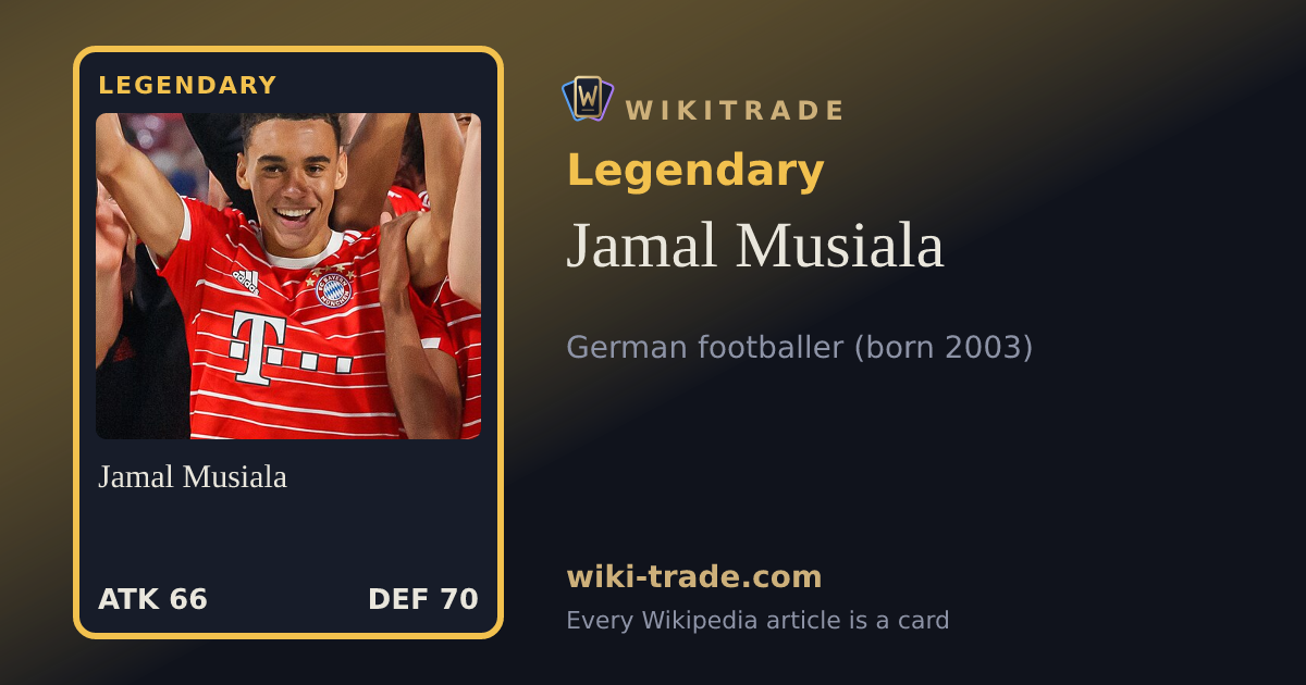 Jamal Musiala — Legendary card