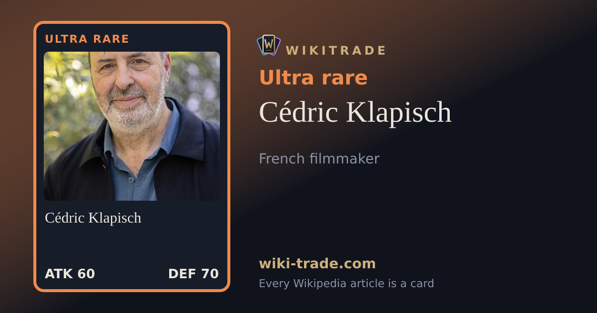 Cédric Klapisch — Ultra rare card