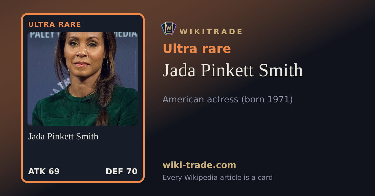 Jada Pinkett Smith — Ultra rare card