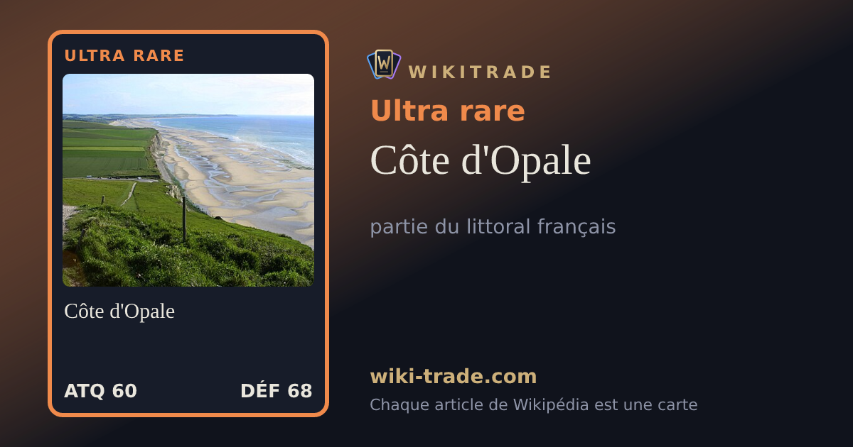 Côte d'Opale — carte Ultra rare