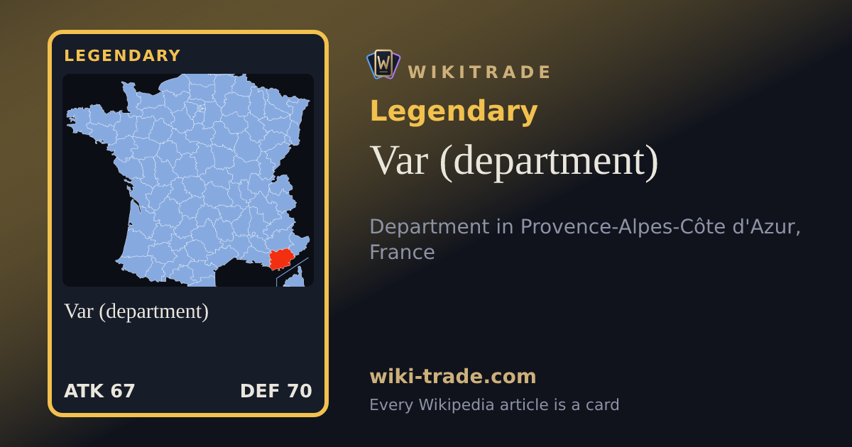 Var (department) — Legendary card