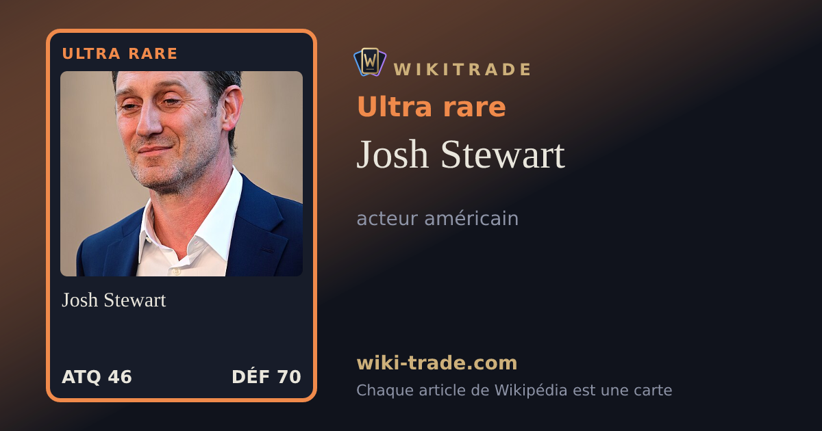 Josh Stewart — carte Ultra rare
