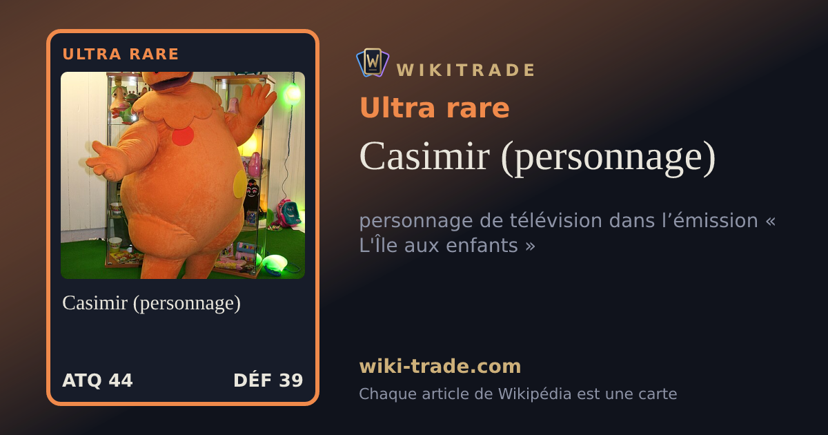 Casimir (personnage) — carte Ultra rare