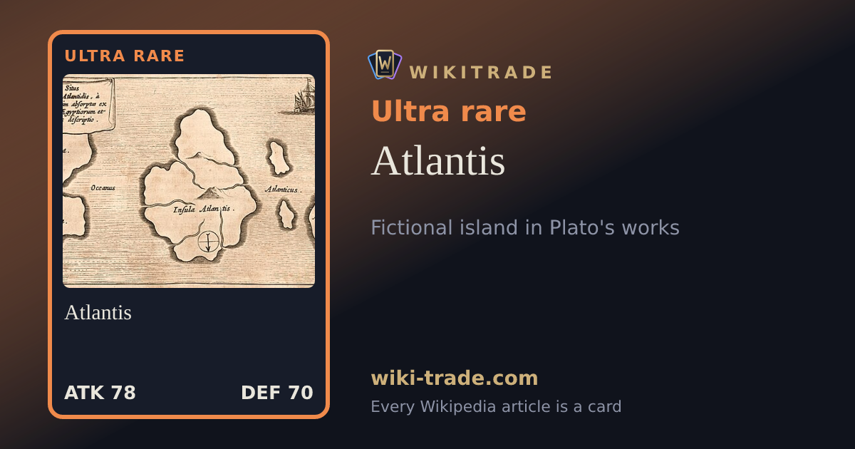 Atlantis — Ultra rare card