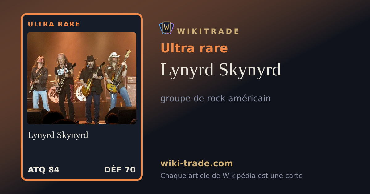 Lynyrd Skynyrd — carte Ultra rare