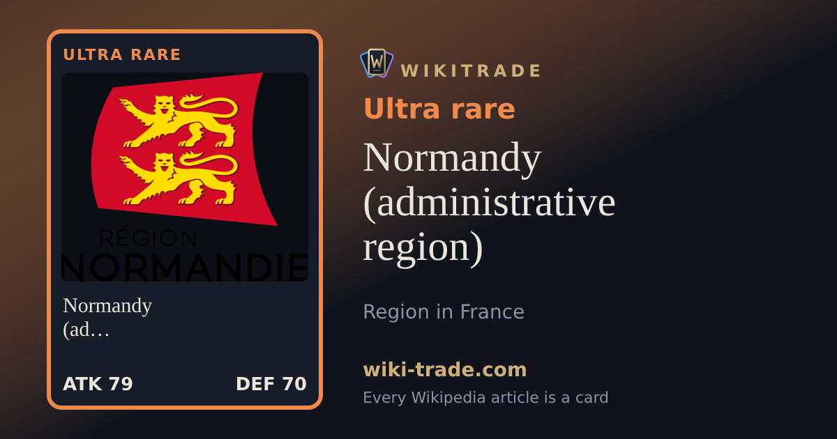 Normandy (administrative region) — Ultra rare card