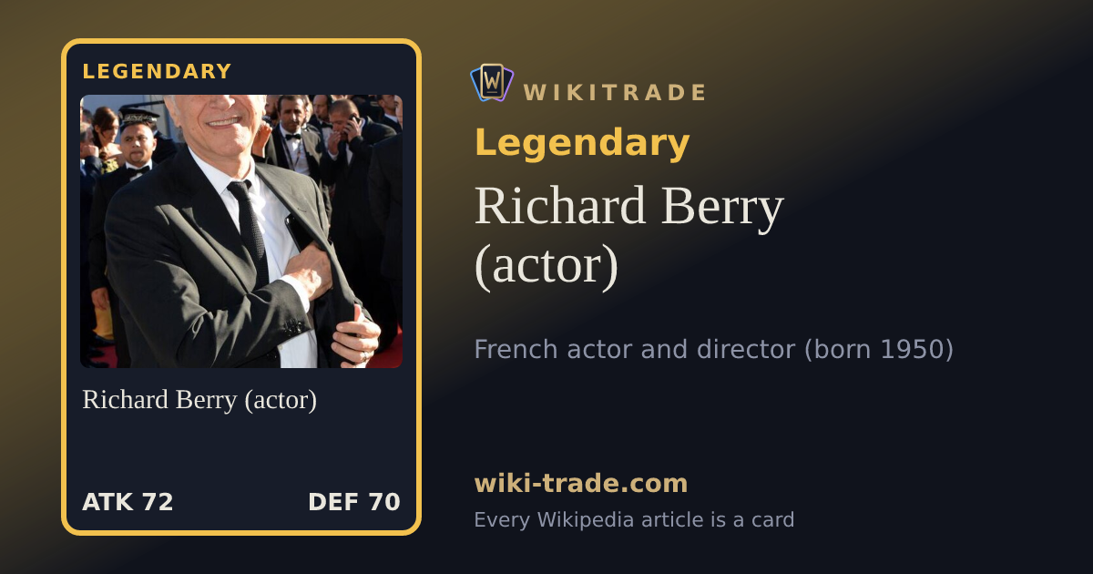 Richard Berry (actor) — Legendary card