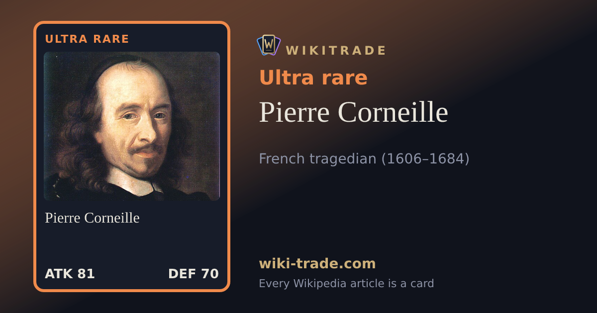Pierre Corneille — Ultra rare card