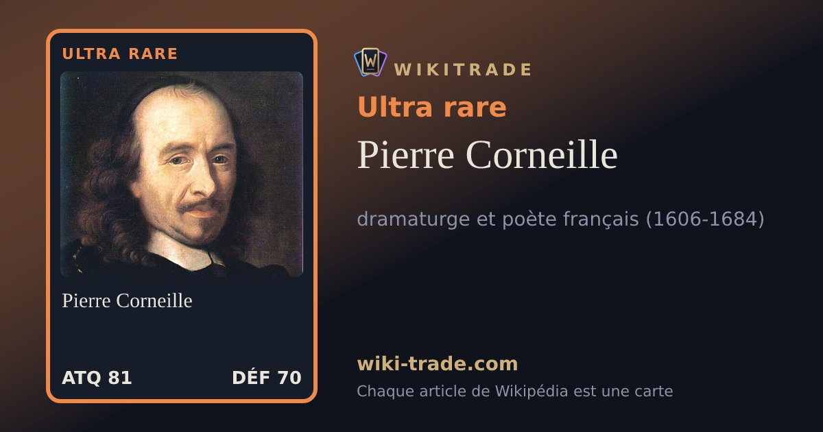 Pierre Corneille — carte Ultra rare