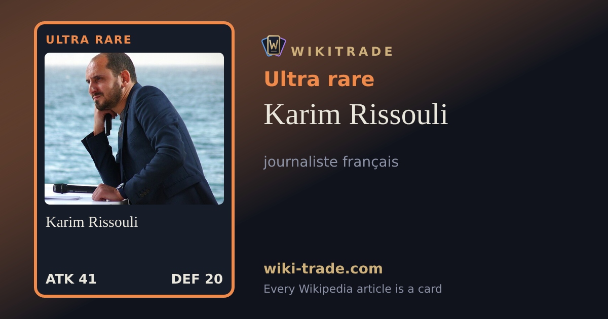 Karim Rissouli — Ultra rare card