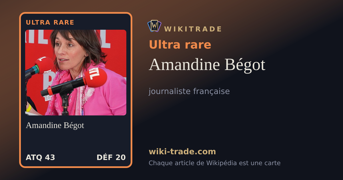 Amandine Bégot — carte Ultra rare
