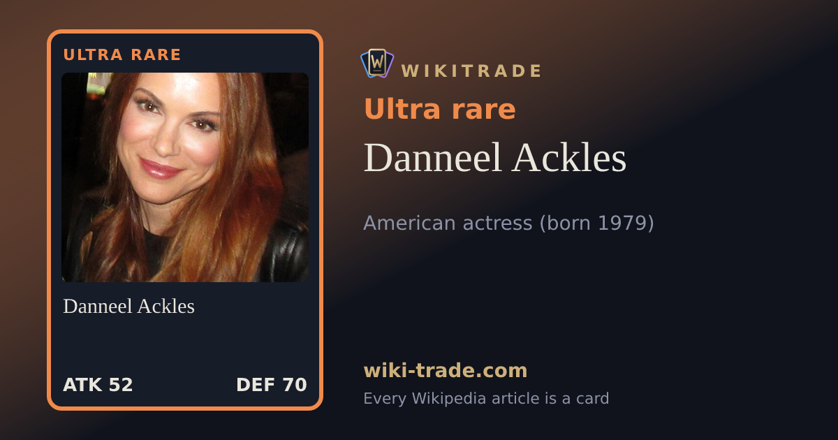 Danneel Ackles — Ultra rare card