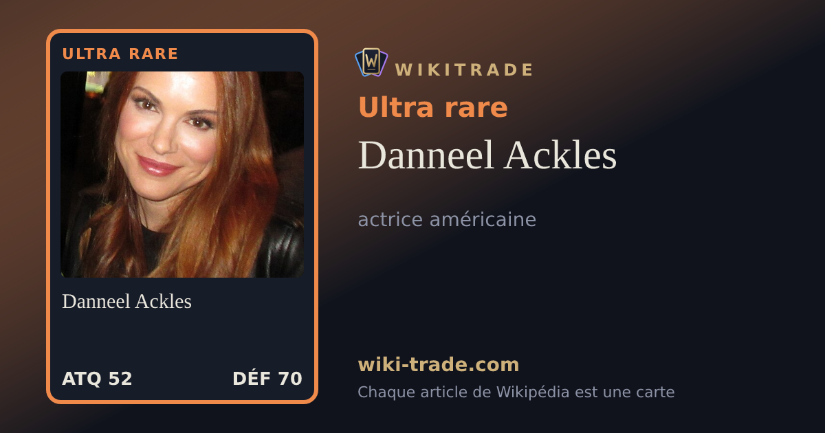 Danneel Ackles — carte Ultra rare