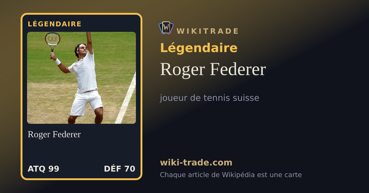 Roger Federer — carte Légendaire