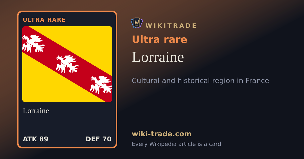 Lorraine — Ultra rare card